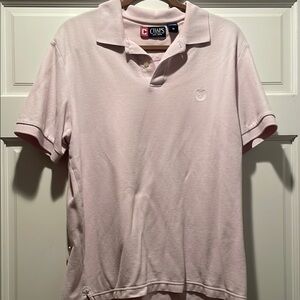 Chaps Pink Polo Shirt Classic Casual Style Men’s Size M